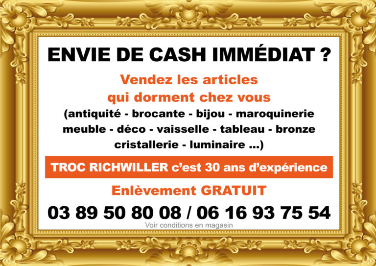 Envie de CASH ? Vendez les articles qui dorment chez vous !