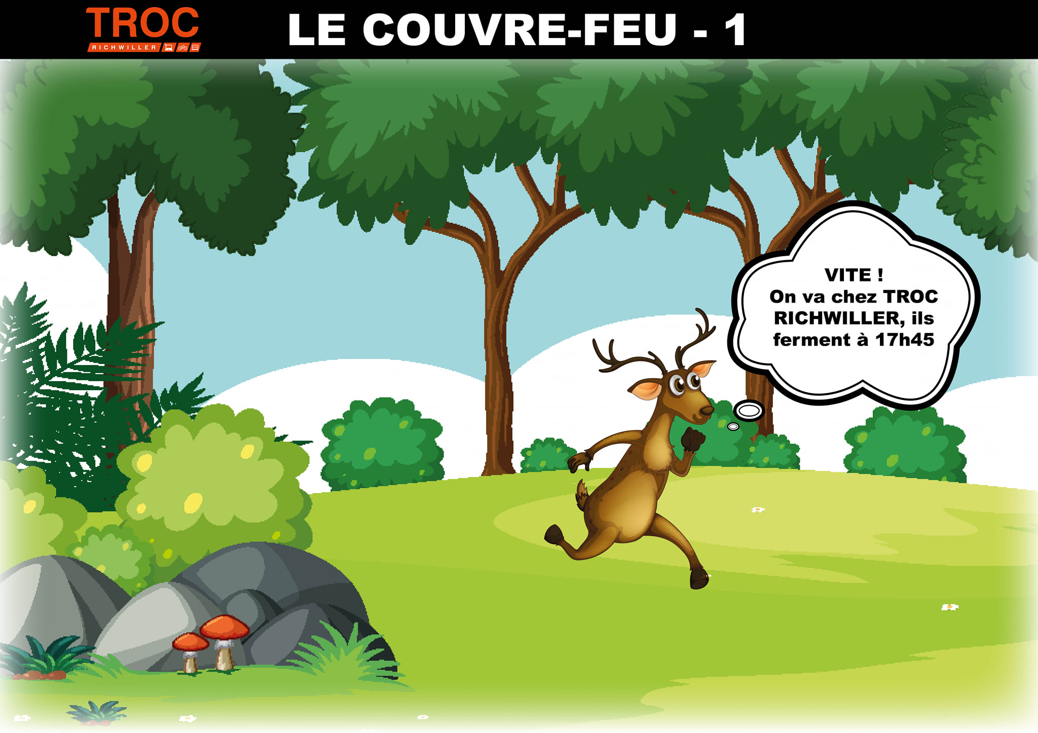 Nouveaux horaires durant la période du couvre-feu. Du lundi au samedi de 9h30 à 17h45 NON STOP (Voir conditions en magasin ou par téléphone au 03 89 50 80 08)