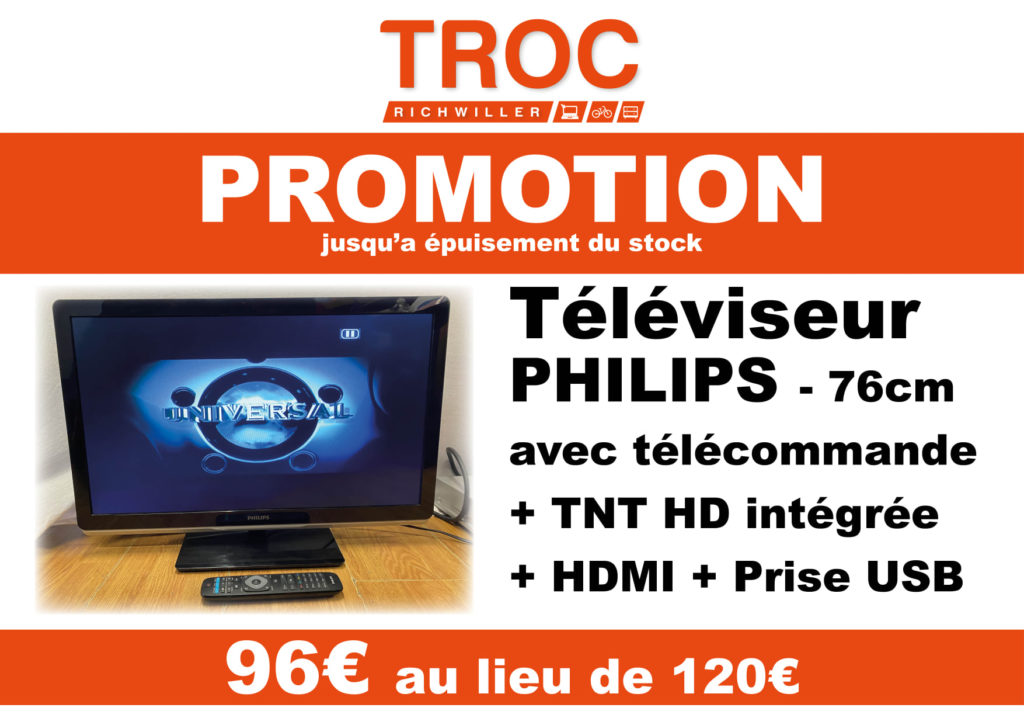 Promotion chez TROC RICHWILLER jusqu’à épuisement du stock. Profitez-en !