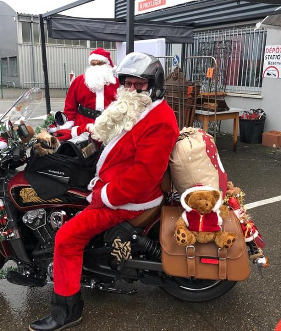 Le Père Noël était présent aujourd'hui pour le plus grand plaisir des petits et des grands !